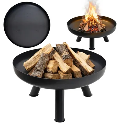 Produktbild von Feuerstelle aus Gusseisen für den Garten, 60 cm Durchmesser, witterungsbeständig
