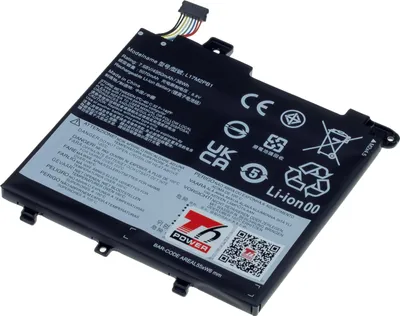 Obrázek produktu pro Baterie T6 Power pro Lenovo V330-14IKB 81B0, Li-Poly, 7,68 V, 4950 mAh (38 Wh), černá