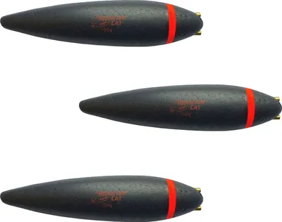 Produktbild von Tandem Baits Monster Cat 3-er Pack Welspose mit Rassel, Posen Angel-Set, Angelposen Schwimmer Unterwasserpose, Angelschwimmer Posen-Set, Praktisches Angelzubehör-Set Rasselposen 80 g 3 Stk.