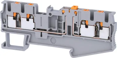 Imagen del producto de Conector de separación Phoenix Contact PT 2,5-QUATTRO-MT, conexión Push-In, tensión nominal 400V, corriente de cortocircuito 0,30kA - 1 unidad