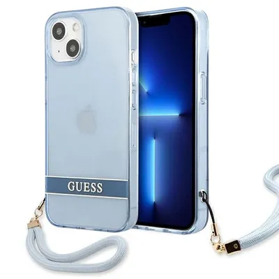 Obrázek produktu pro Guess Guhcp13Mhtsgsb Iphone 13 6.1 Modro/Modré Pevné Pouzdro Translucent Stap
