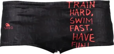 Produktbild von Turbo France Train 14 Cm Badehose Boxer Schwarz XL Herren Schwarz XL