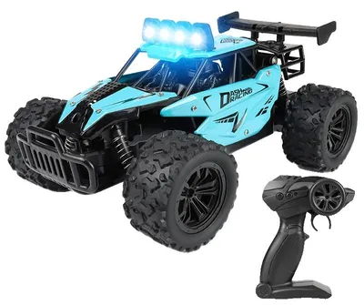 Immagine prodotto di Macchinina telecomandata, carrozzeria in metallo, prestazioni fuoristrada, RC8cyan