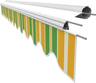 Produktbild von Leudus Markisen Volant für 4m Markisen Markisenbespannung Sonnenschutz Ersatzstoffe Sonnenmarkise fertig genäht (3,83x0.21m, SPD043)