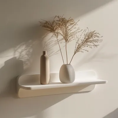 kleines minimalistisches Wandregal – Decords Wandregal, Produktansicht 1