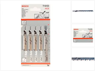 Zdjęcie produktu dla Bosch 2608630032 Bosch 5 Stichsägeblätter T 101 D