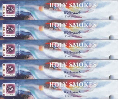 Produktbild von 5x Weihrauch - Räucherstäbchen aus Indien - Holy Smokes - Blue Line
