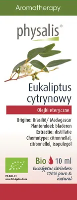 Produktbild von BIO-ÄTHERISCHES ÖL AUS ZITRONENEUKALYPTUS 10 ml – PHYSALIS