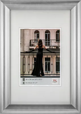 Produktbild von Walther, JL318S, Venice Designrahmen 013X018 cm SILBER