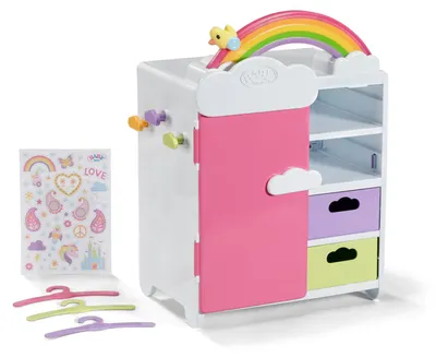 Produktbild von BABY born® Regenbogen Schrank