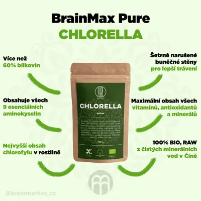 Immagine prodotto di BrainMax Clorella pura 150 g