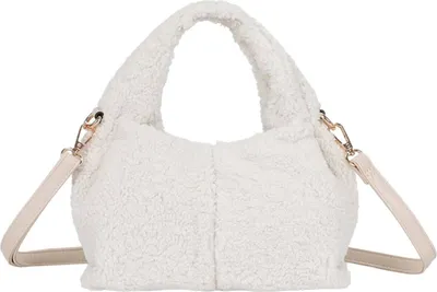 Image de Gallantry, sac à main pour femme avec bandoulière en fourrure amovible, beige