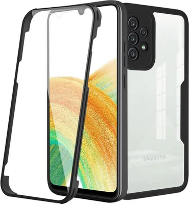 Obrázek produktu pro Samsung Galaxy A23 Pouzdro, 360° Kompletní Ochrana s Vestavěným Chráničem Displeje pro Samsung A23 černé