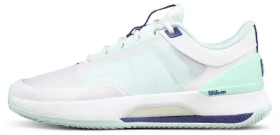 Immagine prodotto di Scarpe da tennis Wilson Intrigue Tour Clay, colore bianco/marrone/blu "skipper", taglia 40