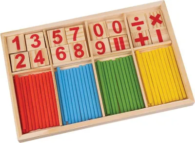 Produktbild von Kruzzel 22447 Holzstäbe zum Zählen lernen