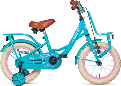 Produktbild von Nogan Kiki Kinderfahrrad - Mädchenfahrrad - 14 Zoll - Türkis