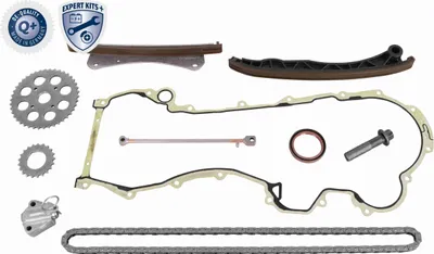 Produktbild von VAICO V40-10006 Steuerkettensatz Steuerkette für OPEL Corsa D Schrägheck (S07) Astra J Sports Tourer (P10) Corsa C Schrägheck (X01) Meriva A (X03)
