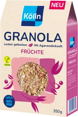 Produktbild von Kölln Granola Früchte, 350g