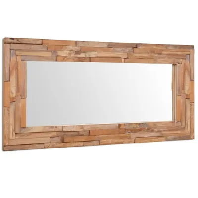 Immagine prodotto di Specchio Decorativo in Legno di Teak 120x60 cm Rettangolare