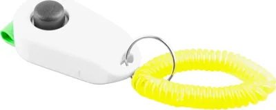 Obrázok produktu pre Hundetraining Clicker Interaktive quietschige bequeme Universalring für Hunde Katzen weiß