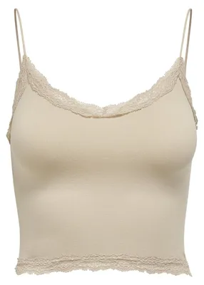Produktbild von ONLY 15190175, Erwachsener, Weiblich, Beige, Einfarbig, S/M, V-Ausschnitt