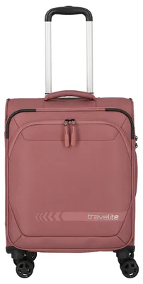 Obrázok produktu pre Travelite – Cestovná taška na kolieskach, 4 kolieska, kabínová veľkosť, 55 cm (ružová)