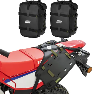 Obrázek produktu pro SCHNORR BagHub + boční brašny sada 2 měkkých brašen na motocykl 36 L - kompatibilní s Honda CRF 300 L