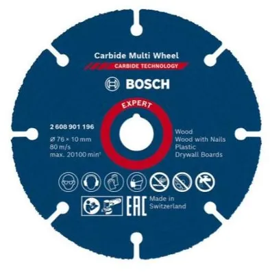 Image de Bosch 2608901189 Bosch Carbide Multiwheel 125x22 23mm EXPERT