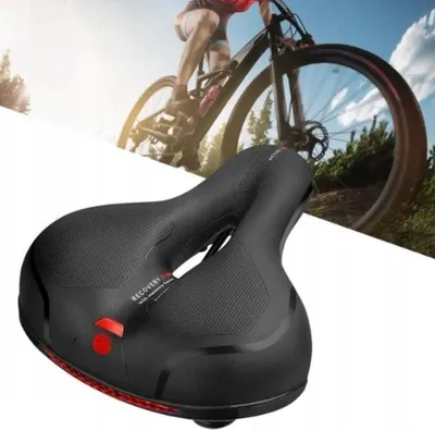 Zdjęcie produktu dla Ergonomiczne siodełko rowerowe z amortyzacją i odblaskiem ROXAR