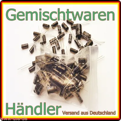 Produktbild von 5x 220µF 35V ELKO Kondensator Sortiment zusammenstellbar µ mF Elekrolyt radial