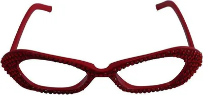 Produktbild von glitzernde Partybrille - rot & rot - Spaßbrille