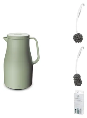 Produktbild von alfi ECONSCIOUS Isolierkanne – Vorteilsset mit Reinigungsbürste CLEAN FIX 30 cm