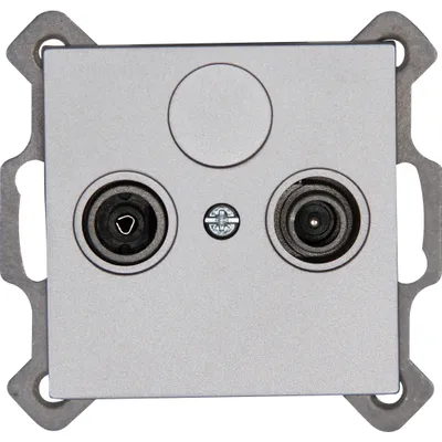 Produktbild von Kopp Athenis stahl / silber Antennendose