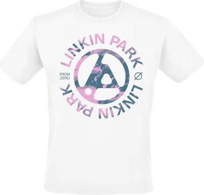 Produktbild von Linkin Park T-Shirt Uni From Zero Spill weiß Band-Merch, Bands 100% Baumwolle L