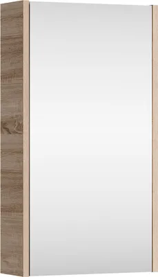 Produktbild von Planetmöbel Spiegelschrank 40 cm Sonoma Eiche – Kompakter Badezimmerschrank mit Soft-Close-Funktion