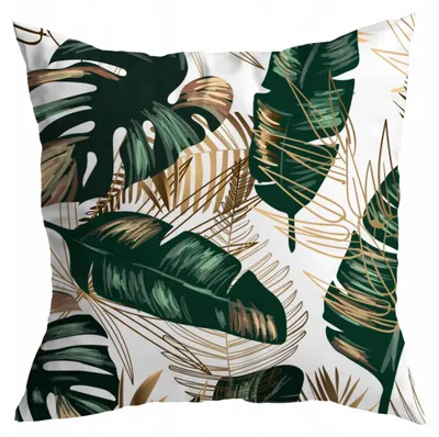 Obrázek produktu pro Dekorativní povlak na polštář 45x45 cm s květinovým vzorem