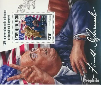 Produktbild von Briefmarken Niger 2017 Mi Block 730 (kompl. Ausg.) postfrisch Franklin D. Roosevelt
