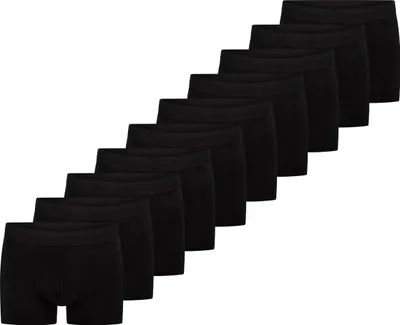 Zdjęcie produktu dla Jack & Jones 10-pak Jacsolid retro szorty / spodnie Elastyczny pas z logo, Rozciągliwy materiał dżersejowy, Wygodne dopasowanie