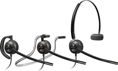 Obrázek produktu pro HP Poly Konvertibilní headset Poly EncorePro 540 + Quick Disconnect, Kabel, Hovory/hudba, 32 g, Sluchátka s mikrofonem, Černá