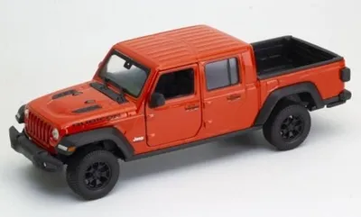 Produktbild von Welly WEL24103ORANGE - 1/24 / Jeep Gladiator Rubicon, dunkelorange, 2007 - Neu