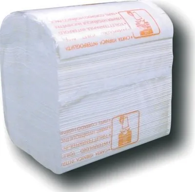 Produktbild von Einzelblatt Toilettenpapier 2-lagig Zellstoff