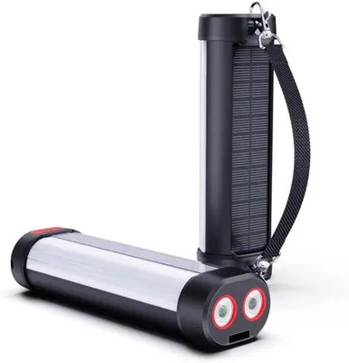 Produktbild von Solar Camping-Lampe magnetische oplaadbare 6000 mAh - zwei LED-Lampen IP66 wasserdicht/fallbeständig