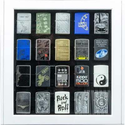 Produktbild von Zippo Sammlervitrine schwarz für 20 Zippo Feuerzeuge