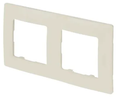 Image de Cadre double Legrand Niloe 665012 beige