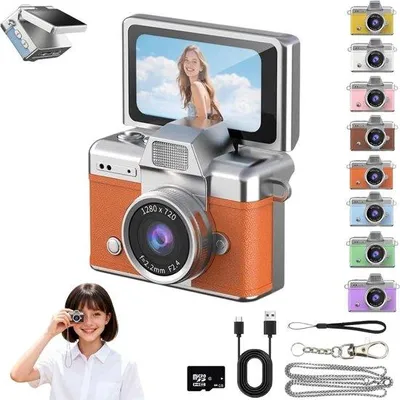 Immagine prodotto di Fotocamera digitale Oranje con 6 filtri e 64 GB di memoria