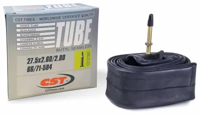 Produktbild von Cst Presta 48 Mm Fahrradschlauch Schwarz 27.5´´ / 2.60-2.80 Schwarz 27.5´´