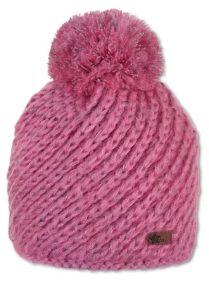 Productafbeelding van Sterntaler baby - meisjesmuts, gebreide muts met fleecevoering, roze, maat 4
