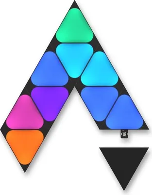 Produktbild von Nanoleaf NL48-1101TW-10PK, Intelligentes Panel, WLAN, Schwarz, 10 Stück(e)