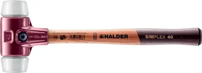 Obrázok produktu pre Mäkké kladivo SIMPLEX D.405mm hlava d.60mm stredný HO super plast biely HALDER