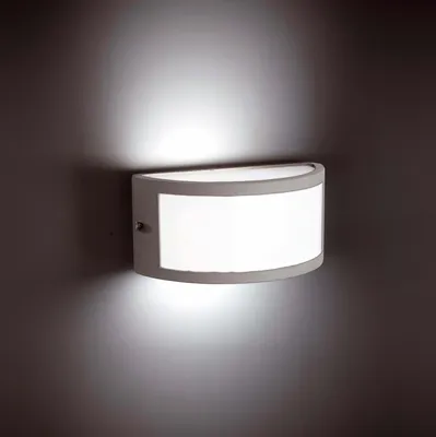 Produktbild von Faro 70696, Wandbeleuchtung für den Außenbereich, Grau, Aluminium, IP54, I, E27